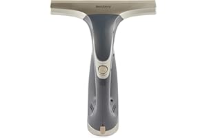 Beldray Titanium Akku-Fenstersauger – Handheld-Fensterreiniger mit Abziehkopf, 60 ml Wassertank, tropf- und streifenfreie Reinigung, bis zu 30 Minuten Betriebszeit, wiederaufladbar, geringes Gewicht