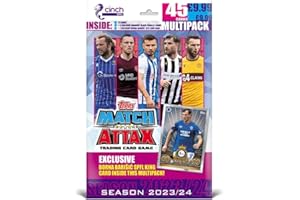 TOPPS SPFL Match Attax 2024 - Multipack (Ice) - with 45 Match Attax cards including 3 exclusive random 'Midnight Black' parallel cards and an exclusive Borna Barišić SPFL King card.