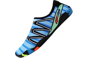 Tolaler Buty do wody dla dorosłych, grube, antypoślizgowe buty do wody, wytrzymałe i odporne na szybkie schnięcie (uniseks), podróże, plaża/pływanie