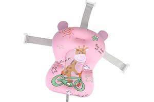 HAOZAIKEJI Baby Badewannenkissen Unterstützung Baby-Badekissen Neugeborene Babybadematte Kleinkind Weich Baby-Badewanne Badekissen Bequem Babymatte Badewanne Kinder Badewanneneinsatz Sitz für 0-12 Monate Baby