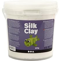 Creativ Company Silk Clay – Creta Da Modellare Morbida, 40g (Verde) - 3