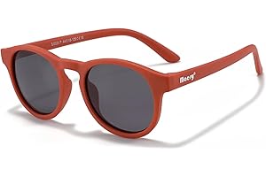 Maesy Kinder Sonnenbrille für 3-6 Jahre - UV400 Polarisierter Schutz - Flexibler und Biegsamer Rahmen - Sichere und Bequeme Kindersonnenbrille für Kleinkinder und Dreikäsehochs - Faela