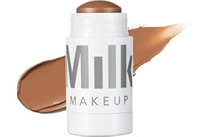 ‎MILK MAKEUP Milch Make-up Matter Bronzer, gebacken (Bronze) - 0,19 unzen - Creme Bronzer Stick - Baubare, mischbare Farbe - Mattes Finish - Über 1.000 Wischbewegungen pro Stick - Vegan, tierversuchsfrei
