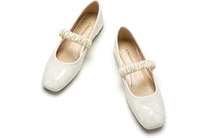 C.Paravano Scarpe Mary Jane da Donna | Ballerine da Donna con Punta Quadrata