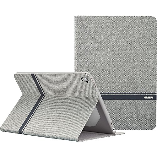 iPad Pro 9.7 Hülle, ESR® Auto aufwachen / Schlaf Funktion und Einstellbarem Blickwinkel Funktion Schutzhülle für iPad Pro 9.7 Zoll (Grau)