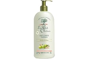 LE PETIT OLIVIER - Lait Corps Hydratant - Huile D'Olive - Adoucit, Apaise & Hydrate - Peaux Normales A Sèches - 96% D'Origine Naturelle - Sans Silicone - Fabriqué en France - 250 ml