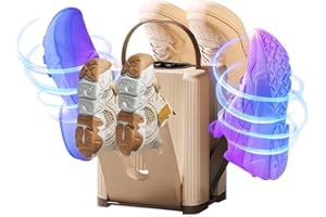 HOXXU 6 Arm Boot Dryer Shoe Dryer with Timer and Antibacterial Function Socks Glove Football Boot Dryer Shoe Care Products UK Boot Warmers Trainer Dryers Shoe Drier