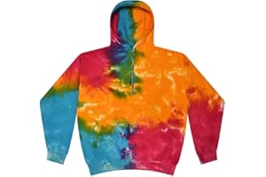 Colortone Unisex Batik Pullover 'Rainbow' | Hoodie Batik S - 3XL mit verschiedenen Mustern | Flower Power Kleidung Damen Herren aus Baumwolle | Handgefärbtes Batik Design