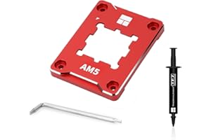 Thermalright AM5 SECERE Frame Red AM5 Support CPU avec Cadre de Fixation correctif Anti-Pliage, Montage Fixe AM5 Full-Fit Non