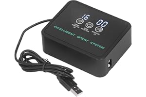 AUNMAS Reptile Humidifiers Smart Misting System, Terrariums Humidifier with 360°Adjustable Misting Nozzles Spray Kit for Rainforest Plants Amphibian