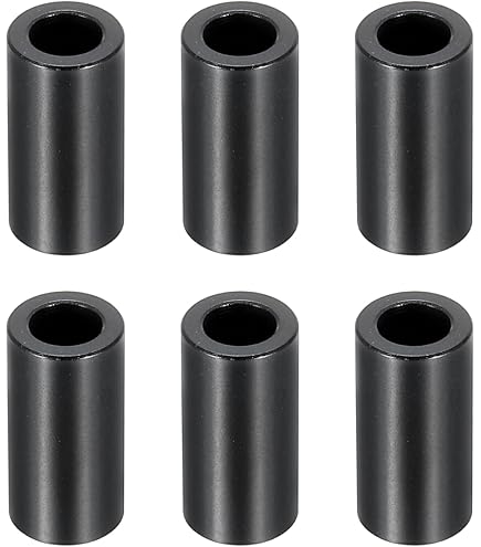 PATIKIL 4 stuks M6 x 10 x 6 mm aluminium afstandhouders, ronde