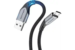 VENTION Cable Micro USB 2m Cable Mando ps4 Cable Cargador ebook Kindle Tejido de Nylon Cable Cargador Android Micro usb