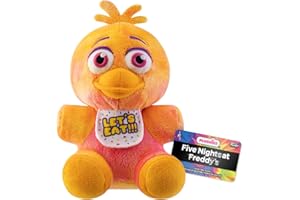Funko Plush: Five Nights at Freddy's (FNAF) Tiedye - Chica The Chicken- Peluche à Collectionner - Idée de Cadeau d'anniversaire - Produits Officiels Peluche pour Les Enfants et Adultes