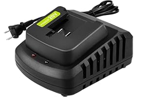 SnapFresh Caricabatterie rapido per batteria da 20 V, funziona solo con batterie SnapFresh agli ioni di litio BBT-DC20A e BBT-DC40A, ricarica rapida 1 ora (BBT-YFT20V)