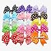 Losuya® 15pcs Children Headdress Ornaments, Little Rib Ribbon Bow Hairpins, Beak Clip, Children Headwear