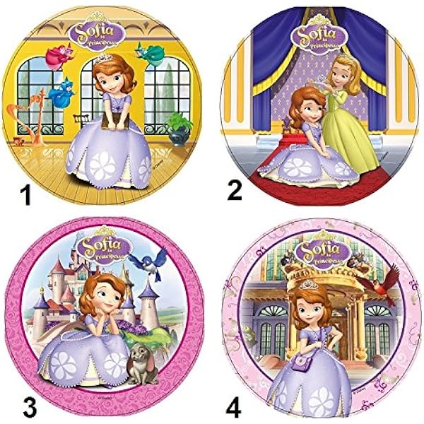 Disque Azyme Princesse Sofia Mod Deco Gateau Enfant 21cm Mod3 581 3 Amazon Fr Cuisine Et Maison