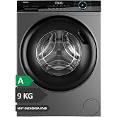 Haier I-Pro Series 3 HW90-B149398S-IB Washing Machine Front Load 9 kg, Steam Function, Direct Motion Motor, Antibacterial Tre