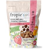 Fropie Kids Granola - Fıstık & &Ccedil;ilek K&uuml;pleri 240gr