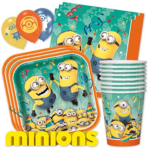 Minions PartyBox für Mottoparty & Geburtstag Party Set