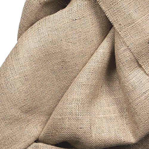 TOLKO® Meterware JUTE Sack-Leinen mittelgrobe Naturfasern Frostschutz für Pflanzen