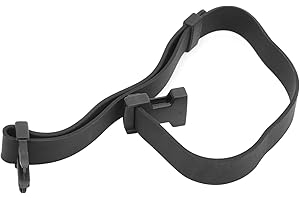 Agatige Diving Knife Straps, Quick Release Universal Fins Straps, High Elasticity Rubber Knife Bands Adjustable Snorkeling Replacement Knife Strap with ABS Button for Diving, Free Diving