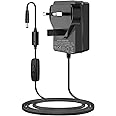 12V Power Supply for Yamaha Keyboard Adaptor UKCA Listed, 12V Charger Cord fit for Yamaha PA-130a PA-130b PA-150b P45 PA-3b PA-3c PA-5d PSR-210 PSR-78 P125 E373 EZ-220 EZ-300 Electronic Piano Cable.