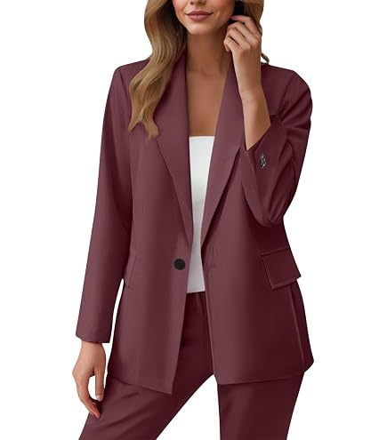 Business-Anzug-Set Für Damen, Blazer, Elegant, 2-teilig, Jacke Und Hose, Modisch, Langer Blazer, Freizeitanzug, Mantel, Rave, Blau, 36