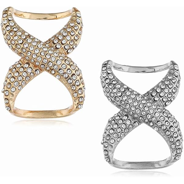 Intercharms Fermacravatte Per Foulard - Argento E Oro, Acciaio Inox, 2 Pezzi - Foto 10