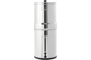 Imperial Berkey Water Filter with 2 Black purifiers elements Filtration System UK~Best Gravity Based Water Filters