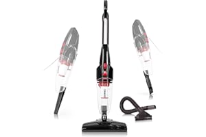Duronic Upright Vacuum Cleaner VC8 BK Light Weight Stick Vacuum Cleaners Energy Class A+ with HEPA Filter Multi-Surface Cleaning Handheld Vac Home Car