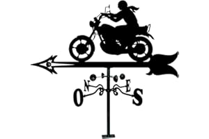 Arthifor Veleta Tejado Silueta Motorista, Negro mate