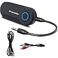 TRYT, Trasmettitore Bluetooth 5.0, Adattatore Wireless Portatile, Sistema Audio Stereo da 3,5 Mm a Bassa Latenza, Adatto per 