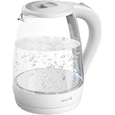 Deerma Sh30W 1,7Lt Mavi Işıklı Cam Kettle & Su Isıtıcı