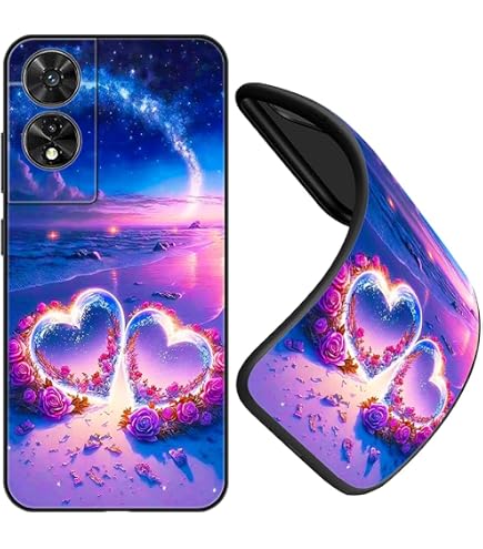 Sunrive Cover compatibile con Honor 10 Lite/P Smart 2019,Custodia Case in molle matte Morbida Flessibile Antigraffio protettiva back Case(Maple Leaf Fox)+1 x Cordino Universale
