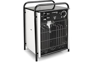 TROTEC TDS 75 - Calefactor eléctrico con 4 etapas, desde 5 kW hasta 15 kW
