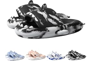 Zureto Sharklas Originales, Iluminación Sandalias De Tiburones adulto Sandalias De Plataforma Para Baño, Exterior