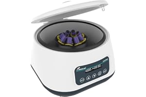 JOANLAB Centrifuga da laboratorio, 2 ml/5 ml/10 ml x 8, 15 ml x 4 centrifughe da tavolo, bassa velocità, 500 – 4000 rpm, 2180 g RCF Digital Benchtop Centrifughe con timer