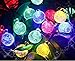 Produktbild Uping® Solar Lichterkette 30er led Kristall Kugeln für Party, Garten, Weihnachten, Halloween, Hochzeit, Beleuchtung Deko in Innen und Außenbereich usw. Wasserdicht 6,5M mehrfarbig