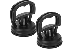 ACENIX 2 Pcs Black Mini Suction Cup Heavy Duty Suction Cup Compatible with Several Technical Devices Repair Lcd Screen Opening Vacuum Suction Cup Tool