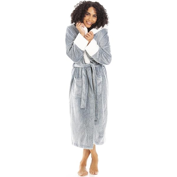 chinese dress ladies Lady olga Women's Poly Cotton Long Sleeve Wrap 18-20 Blue at Amazon Women's  Clothing store
