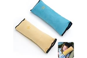 PMELCXD 2pcs Almohadillas para de Seguridad Protector Cinturon Coche Niños Almohadillas Protectores de Coche Hombro Cinturón de Seguridad para Niño