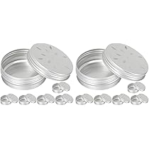 SKDFHOD 12er Set Hunde-Nasentrainingsboxen - Runde Metalldosen Mit Belüftung Für Geruchstraining