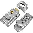 Sutinna Digital Code Lock, Mechanical Door Lock Digital Code Lock Keyless Entry Security Deadbolt Door Lock Password Waterproof Deadbolt Keypad
