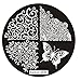 JACKY 2016 Pattern Nail Art Image Stamp Stamping Plates Manicure Template 004