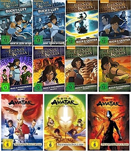 Avatar Der Herr Der Elemente Komplette Serie Avatar - Der Herr der Elemente - Die komplette Serie & Die Legende von
