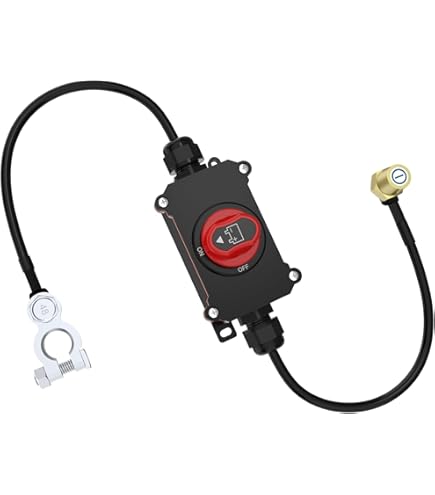 Ampper Adattatore per Montante del terminale della Batteria in Ottone con Filettatura da 5/16-18 (+/-), Morsetti di Ricarica l'estensione del Perno da 5/16-18, Confezione da 2