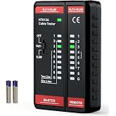 Mcbazel RJ45 and RJ11 Tester for LAN Cable and Telephone, RJ45 Tester | Network Cable Tester, Ethernet Tester, Tester with Se