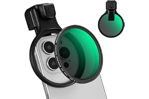 K&F CONCEPT 67mm Kit av filter för telefonobjektiv ND2-32, neutraldensitetsfilter för minskad ljusmängd, kompatibelt med iPhone 17/16/15/14/13/12, 16/15/14/13/12 Pro och Pro Max, Samsung