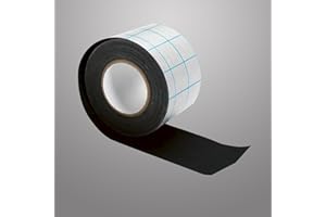 Modulor filmoplast T - Schwarz - 3cm - Selbstklebendes Baumwollgewebe ***Perfekt zum Reparieren von Büchern***