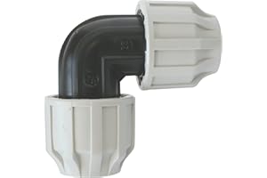 SOMATHERM FOR YOU SOMATHERM PER VOI - uguale in plastica a gomito per D20 tubo in PE - Serraggio esterno